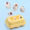 WOOPIE 54146Montessori Sorter Dėlionės Rungtynės Formos Juokingi Viščiukai Kiaušiniai 6vnt