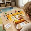 Magnetinė Montessori lavinamoji lenta su labirintu Krabas Woopie oranžinė