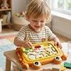 Magnetinė Montessori lavinamoji lenta su labirintu Krabas Woopie oranžinė