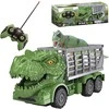 Woopie RC automobilių dinozaurų rinkinys, žalias