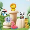WOOPIE Kurybinis rinkinys su dažais - Padarykite gipso gyvūnus