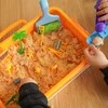 Woopie Kinetinio smėlio rinkinys XXL Statybų aikštelė 1,5kg