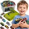 WOOPIE Automobilių modelių rinkinys 50 vnt. + Žemėlapis