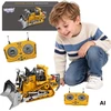 WOOPIE Remote Controlled Construction Bulldozer RC Bulldozer Sound Light
