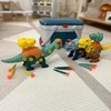 WOOPIE Dinozaurų Konstrukcinis Rinkinys 3 vnt. su Vitu ir Atsuktuvu