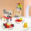 Valymo rinkinys vaikams XXL su vežimėliu 3in1 WOOPIE Raudonas