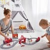 Elektrinis traukinuko rinkinys WOOPIE 66vnt