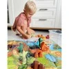 WOOPIE Konstrukcinis Rinkinys 2-in-1 Stalo Žaidimas Dinozaurai + Kauliukas 46 vnt.