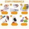 Woopie Dinozaurų liejimo ir dažymo rinkinys