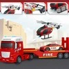 Woopie Žaislų Rinkinys: Traktorius su Priekaba, Sraigtasparnis ir Automobilis su Garso ir Šviesos Efektais