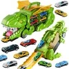 Woopie Žaislinis rinkinys: Dinosaūras ir automobilių trasa