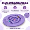 WOOPIE apvali pusiausvyros lenta purpurinė diskinė labirinto pusiausvyros lenta