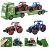 WOOPIE Žaislas Automobilis Su Transportere Traktorai Šviesos Garso Efektai