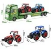 WOOPIE Žaislas Automobilis Su Transportere Traktorai Šviesos Garso Efektai