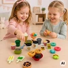 WOOPIE Set of Sweets, Desserts, Ice Creams for Playing in a Cafe Shop 30 pcs