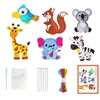 Woopie SEWING KIT FOR KIDS DIY FELT Keychains Animals