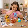 Woopie SEWING KIT FOR KIDS DIY FELT Keychains Animals