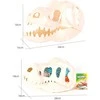 Smėlio rinkinys Dinozaurai kasinėjimai 9in1 WOOPIE