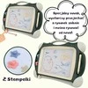 WOOPIE Magnetinė Piešimo Lenta Spalvota + 2 Antspaudai Žalia
