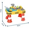 WOOPIE 53170 Vandens stalas 2in1 smėlio dėžės statybvietė + 4 automobiliai 12vnt.