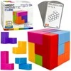 WOOPIE Tetris dėlionė su kortelėmis n