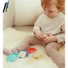 Tooky Toys Paimta žaislinė medinė piramidės dėlionės forma Meškiukas 11 El.