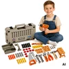 WOOPIE Tool Set in a Case 78 Pieces for Little Handyman Baterija-Powered Drill and Light