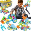 WOOPIE 6-in-1 STEM Vehicle Building Block Set
