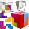 WOOPIE Tetris dėlionė su kortelėmis n