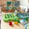 Dėlionė WOOPIE Montessori Dinosaur Puzzle Match Shapes Skill Game