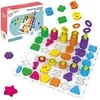 Woopie Montessori Dėlionė - Mokomasis Žaidimas su Rašmenimis ir Skaičiais - 139 Elementai