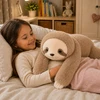 WOOPIE Weighted Plush Sloth Anti-Stress Sensory Heavy Bear Cuddly Toy 65cm 1500g
