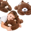 WOOPIE Weighted Plush Toy Balboa Bear Anti-Stress Sensory Heavy Bear Cuddly Toy 65cm 2500g