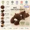 WOOPIE Weighted Plush Toy Balboa Bear Anti-Stress Sensory Heavy Bear Cuddly Toy 65cm 2500g
