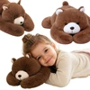WOOPIE Weighted Plush Toy Teddy Bear Bruno Anti-Stress Sensory Heavy Bear Cuddly Toy 65cm 1500g