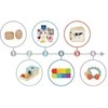 WOOPIE Edukacinė Dėžutė XXL Montessori 6in1 Sensorinė 7-8 Mėn