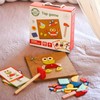 WOOPIE Žalias Wooden Nailing Hammer Puzzle 20 Patterns 82 Pieces FSC Certified