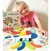 Medinė Montessori dėlionė WOOPIE Žalias 55vnt