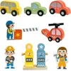 Medinis daugiaaukštis parkingas su degaline WOOPIE Žalias