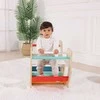 WOOPIE Žalias Wooden Rainbow Rocker and Bridge 2-in-1 Montessori FSC
