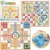 Medinis stalo žaidimų rinkinys Ludo Woopie Žalias