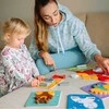 Medinė dėlionė Gyvūnėliai Montessori FSC Woopie Žalias