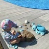 WOOPIE Smėlio ir Vanos Rinkinys Žolvas Mėlynas 8 vnt. Biologiškai Suyrantis
