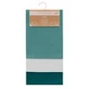 AmeliaHome KIT/AH/LETTY/PLAIN/TURQUOISE/3PACK/50X70