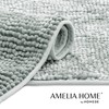 Vonios kilimėlis AmeliaHome Bati 70x120 cm, spalva: pilka