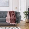 AmeliaHome Rožinis pledas ZARIA Twisty, 150 x 200 cm