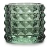 AmeliaHome CANDLEHOLDDER/AH/MALAGA/BOTTLEGREEN/7X6,5