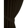 Naktinė užuolaida su žiedais AmeliaHome BLACKOUT 140X245 cm, 1 vnt., spalva: ruda