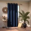 Naktinė užuolaida su žiedais AmeliaHome BLACKOUT 140X245 cm, 1 vnt., spalva: tamsiai mėlyna