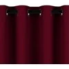 Naktinė užuolaida su žiedais AmeliaHome BLACKOUT 140X245 cm, 1 vnt., spalva: bordo (vyno)